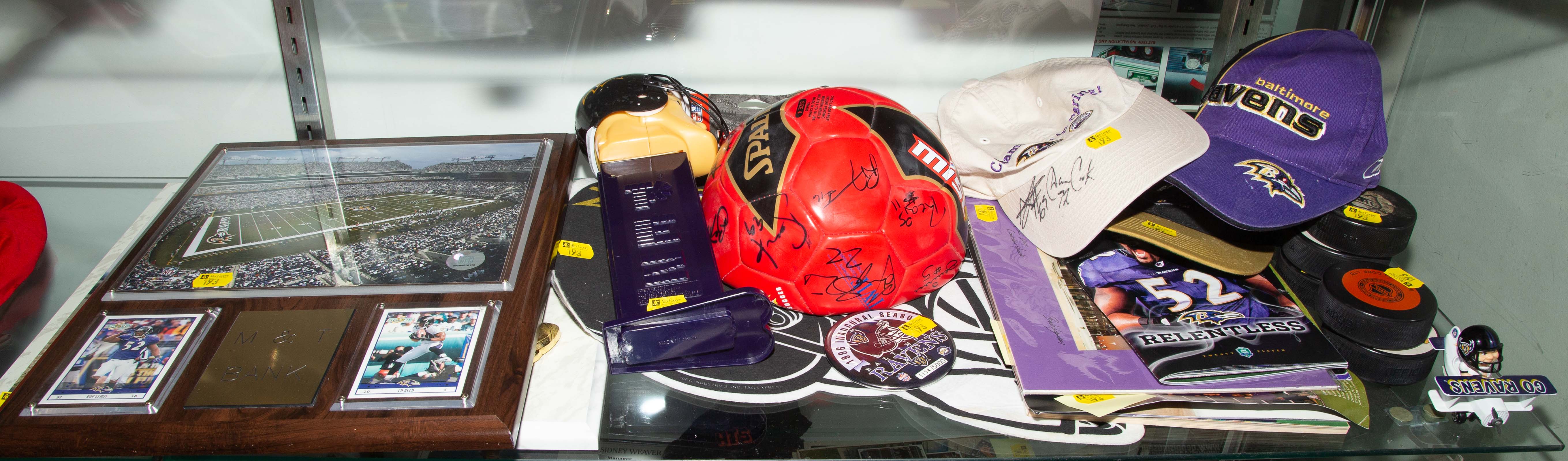 RAVENS & OTHER SPORTS MEMORABILIA Including