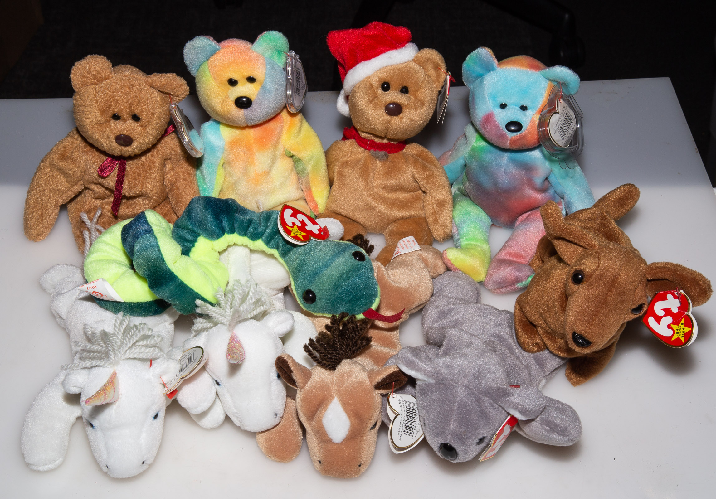 10 UNUSUAL TY BEANIE BABIES Includes