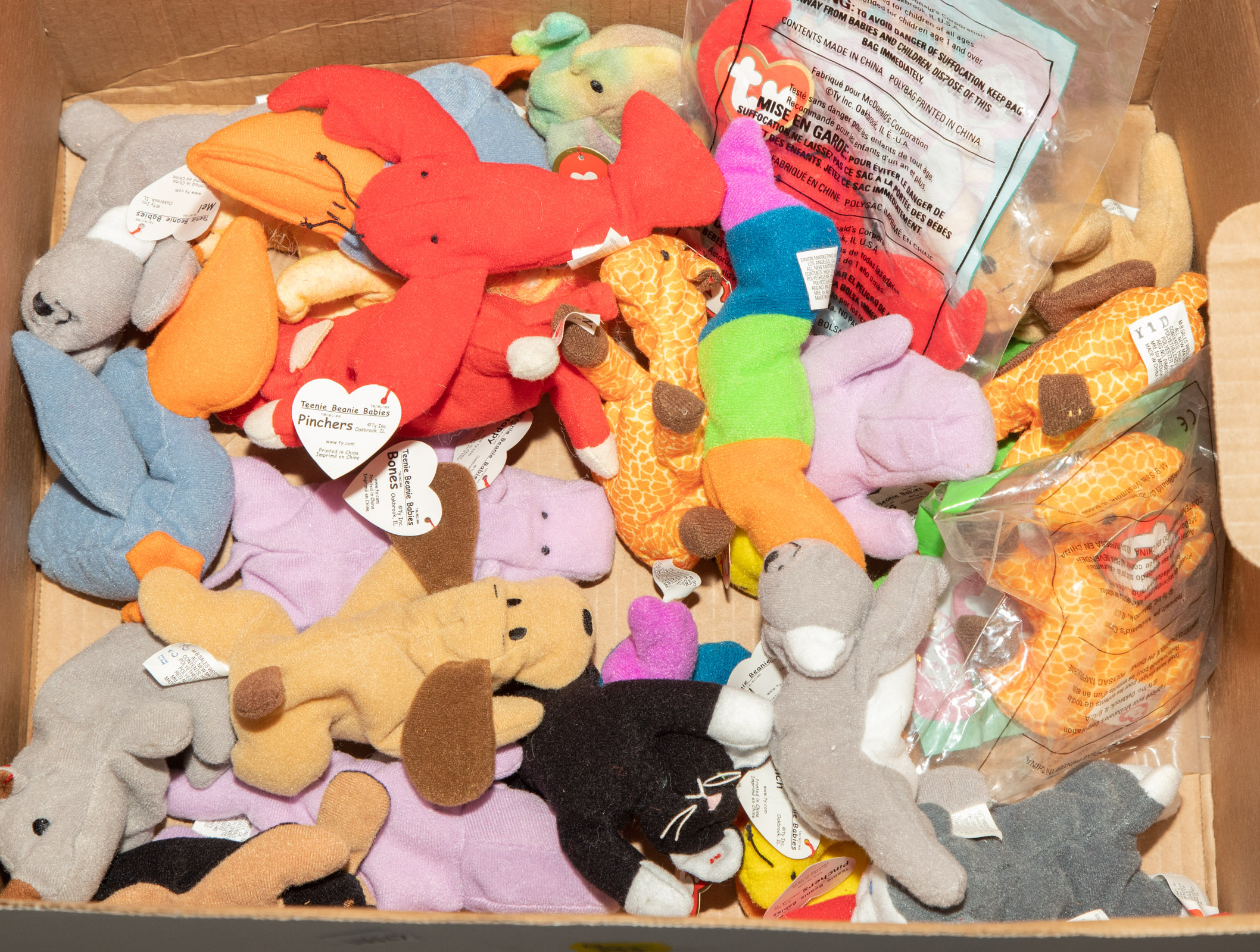 27 MCDONALDS BEANIE BABY HAPPY MEAL