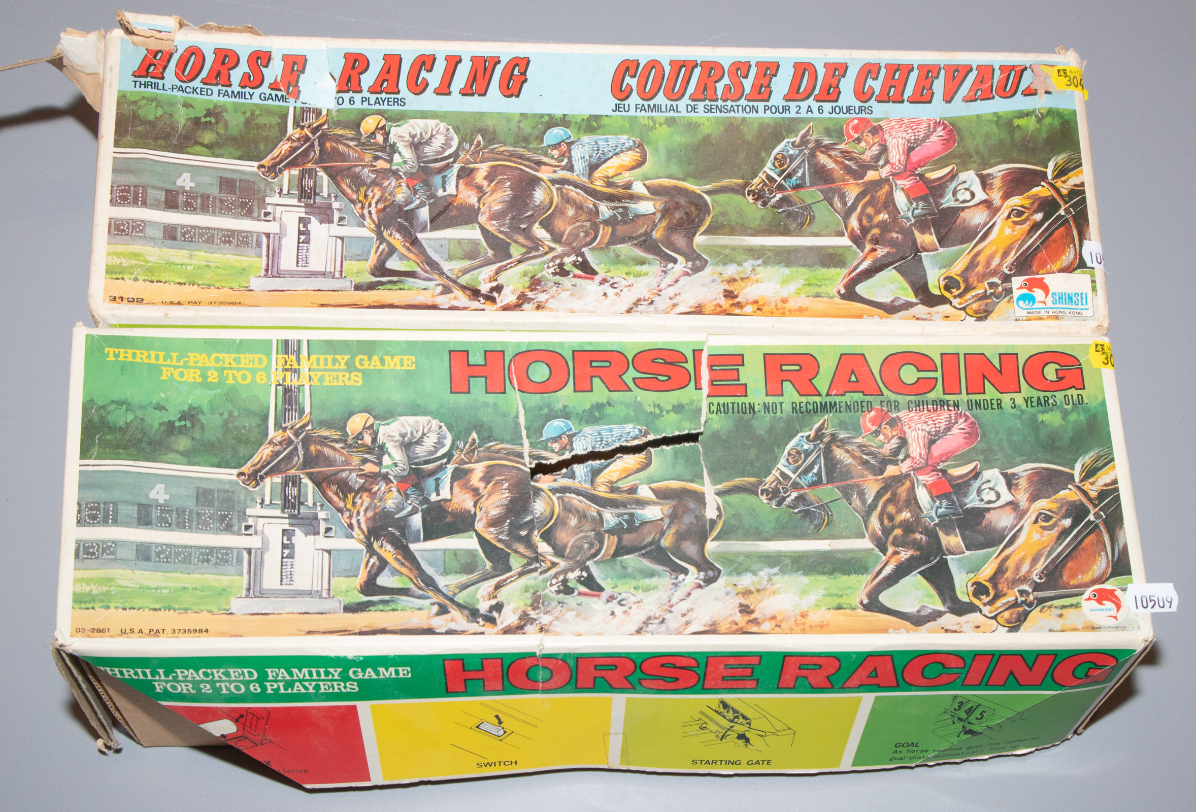 TWO SHINSEI HORSE RACING GAMES 2899fc