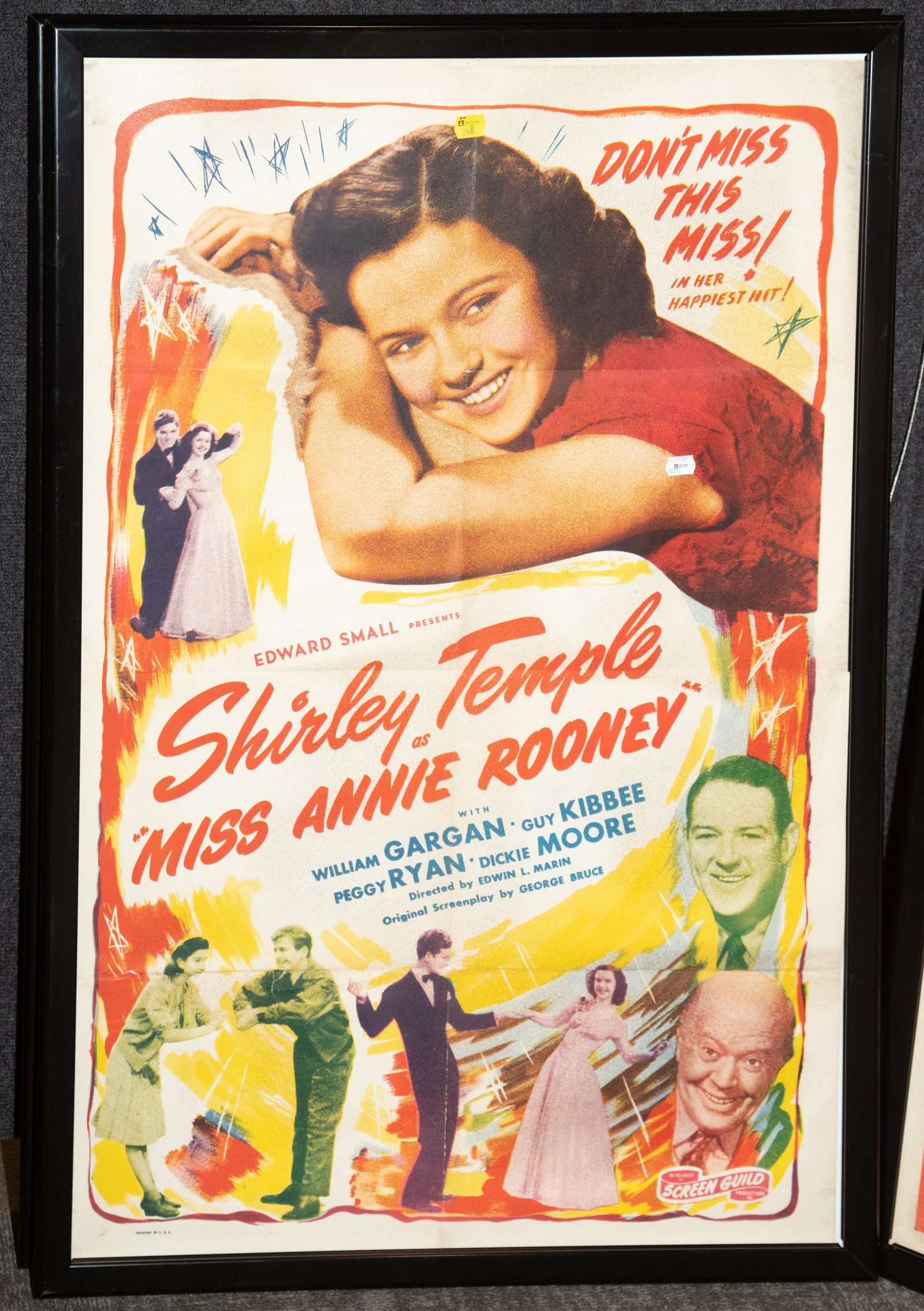 TWO MOVIE POSTERS Includes Miss