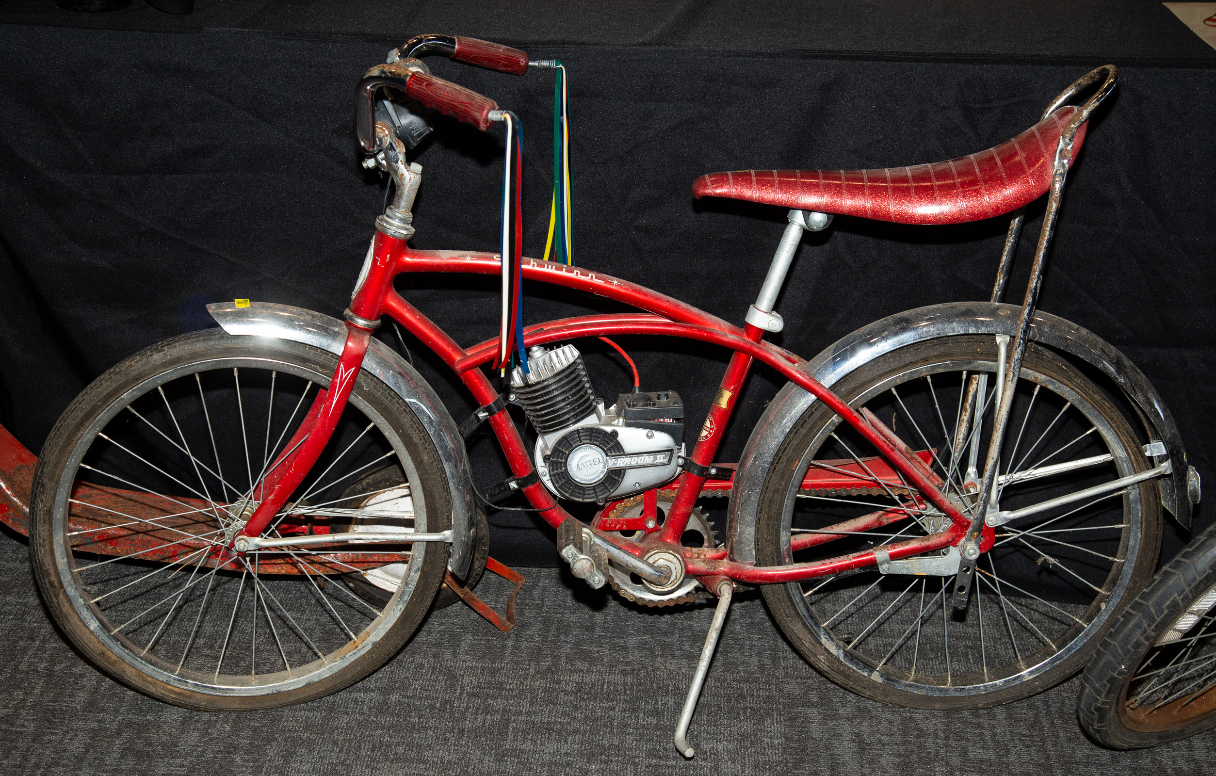 SCHWINN BICYCLE WITH GASOLINE ENGINE