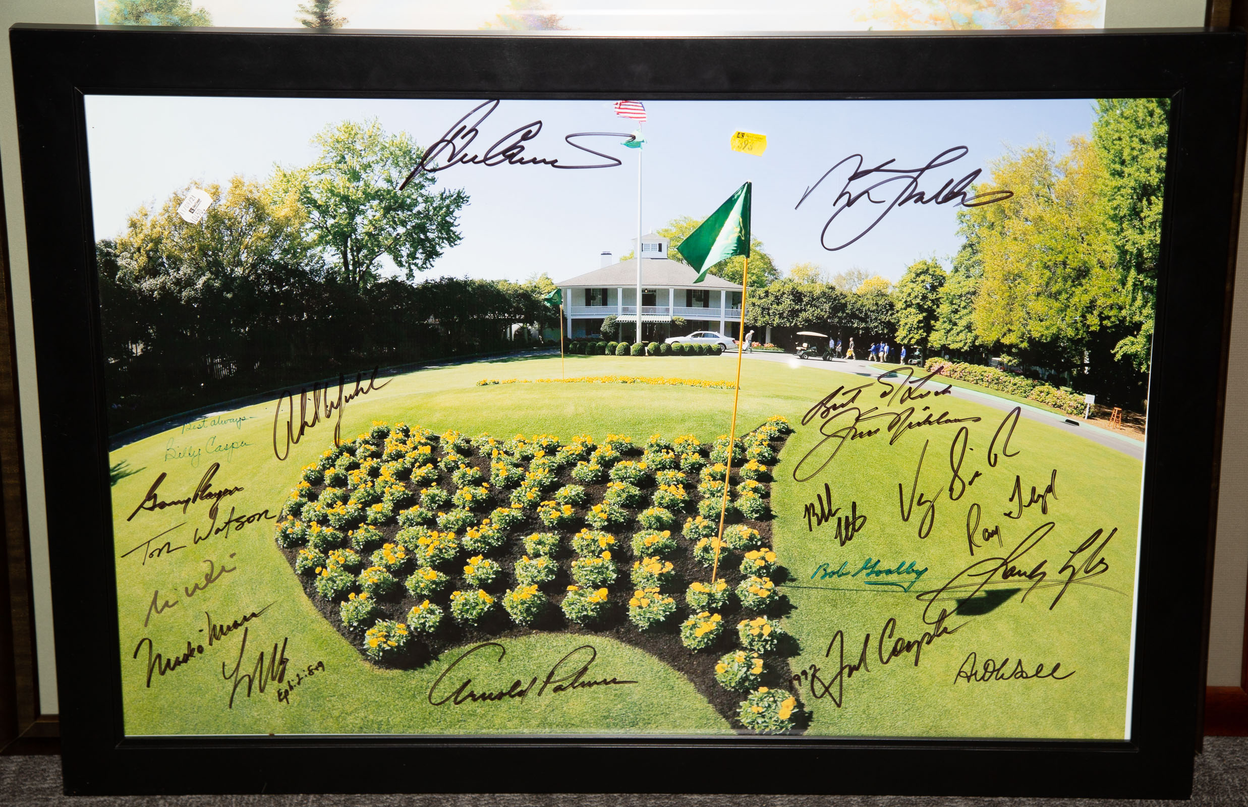 AUTOGRAPHED AUGUSTA NATIONAL PRINT 289a58