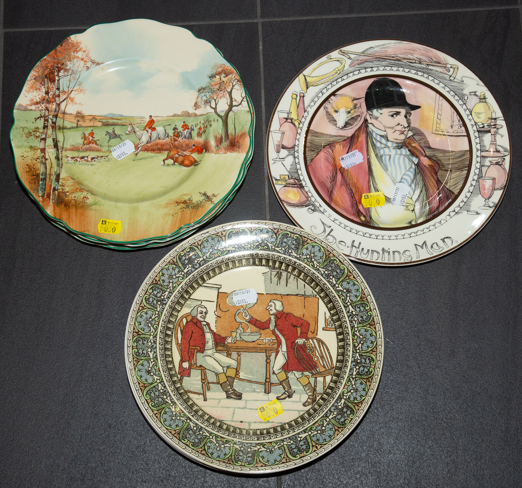 COLLECTION OF ROYAL DOULTON FOX HUNTING