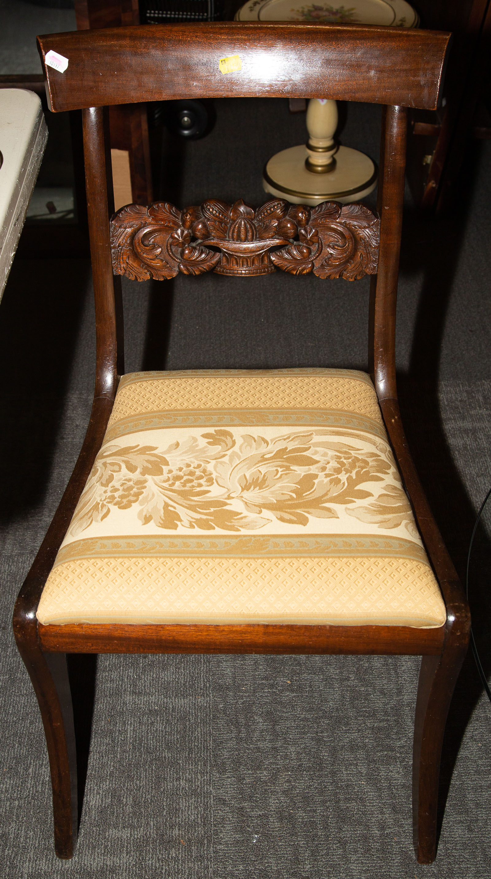 FEDERAL STYLE MAHOGANY SIDE CHAIR 289b04