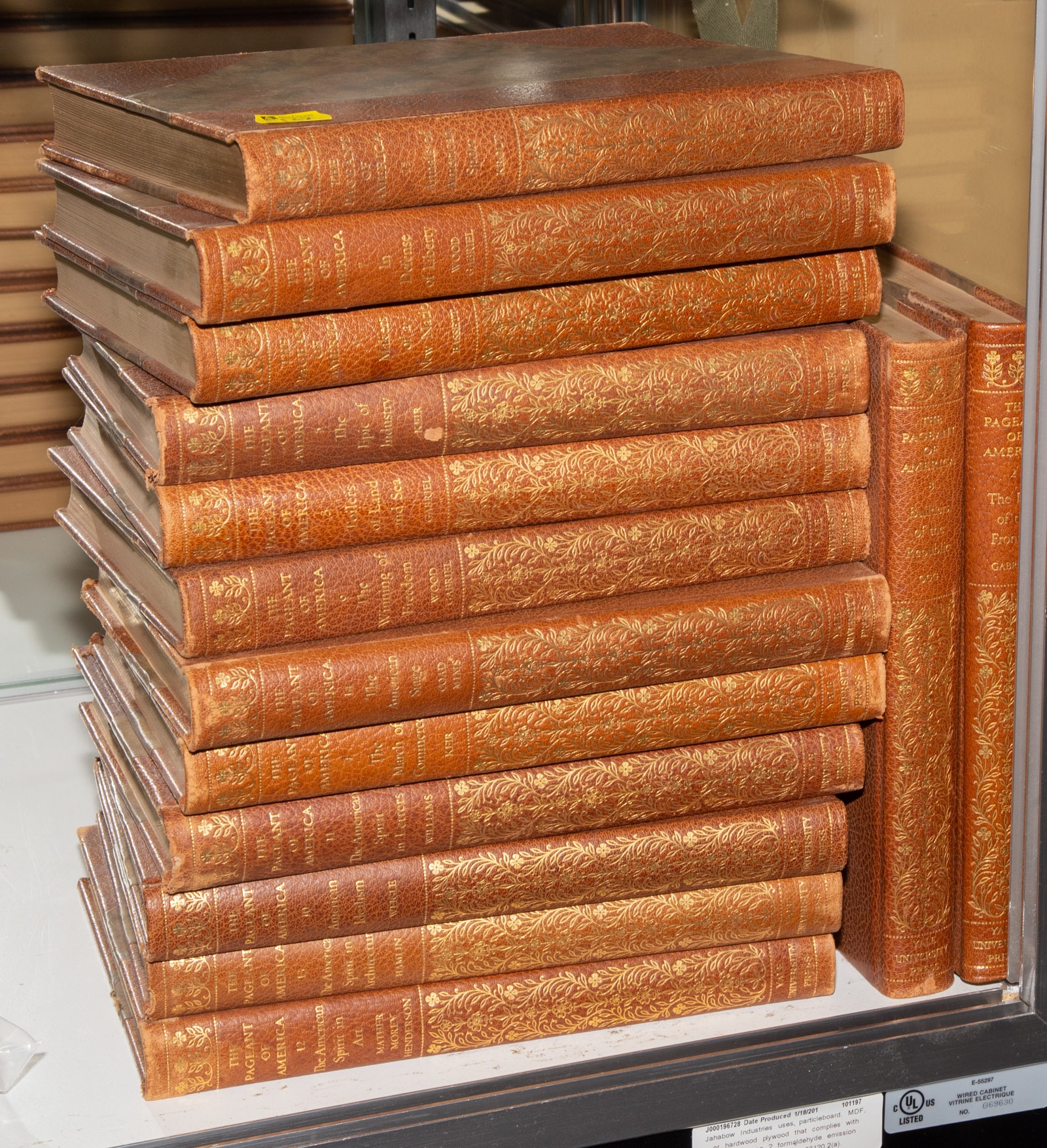 14 VOLUMES "THE PAGEANT OF AMERICA"