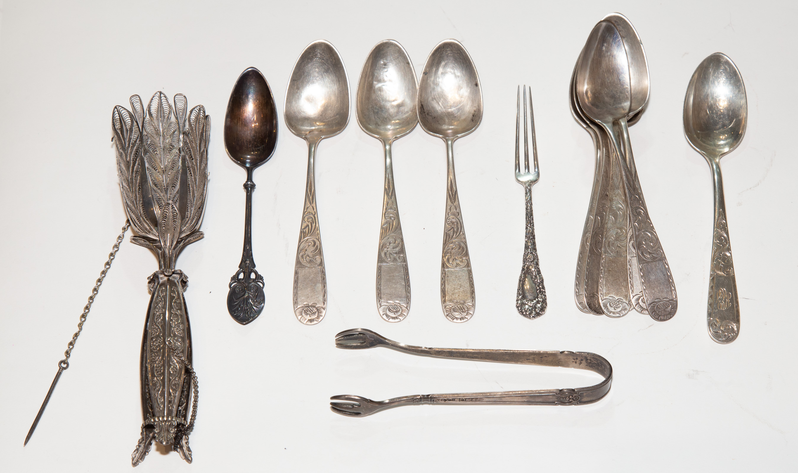 GROUP COIN STERLING SILVER FLATWARE 289bd9