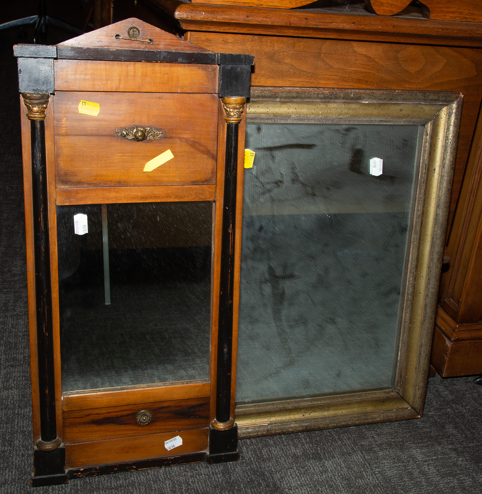 TWO ANTIQUE MIRRORS Includes Neoclassical 289c5f