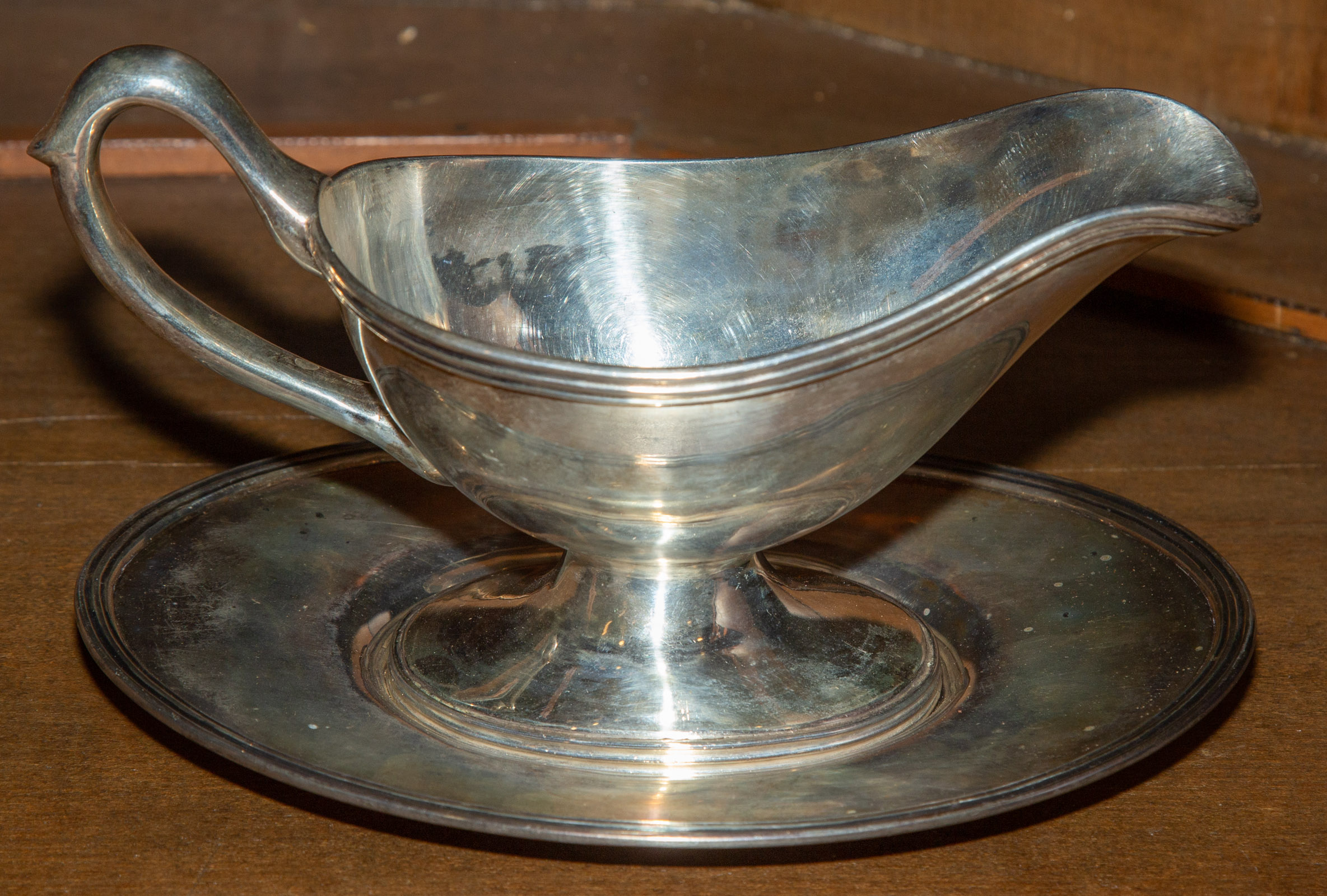 AMERICAN STERLING SAUCEBOAT UNDERTRAY 289c87