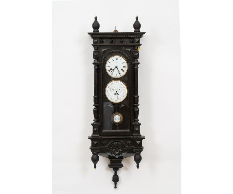 Jadeite Vienna regulator clock 289e36