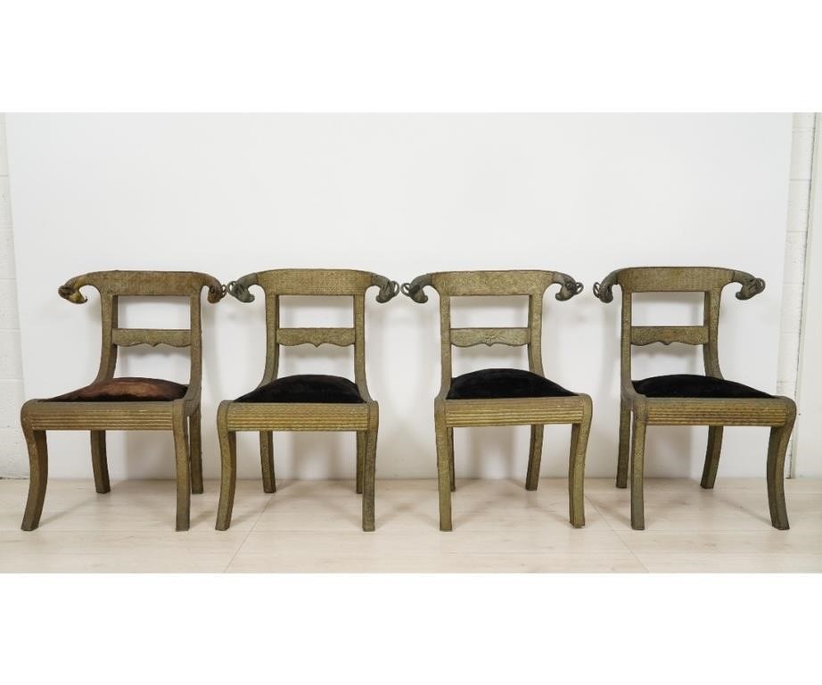 Set of four sabre leg side chairs 289e52