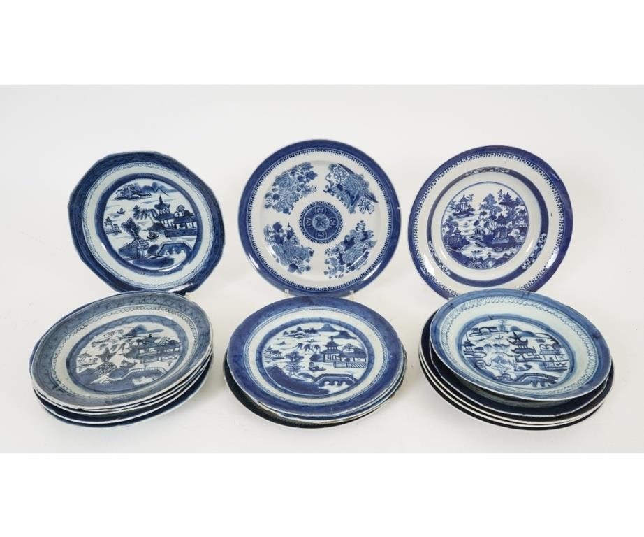 Twelve Chinese Canton porcelain 289e80