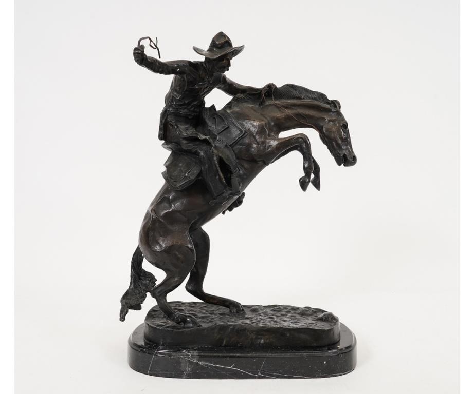 Frederic Remington (after) bronze