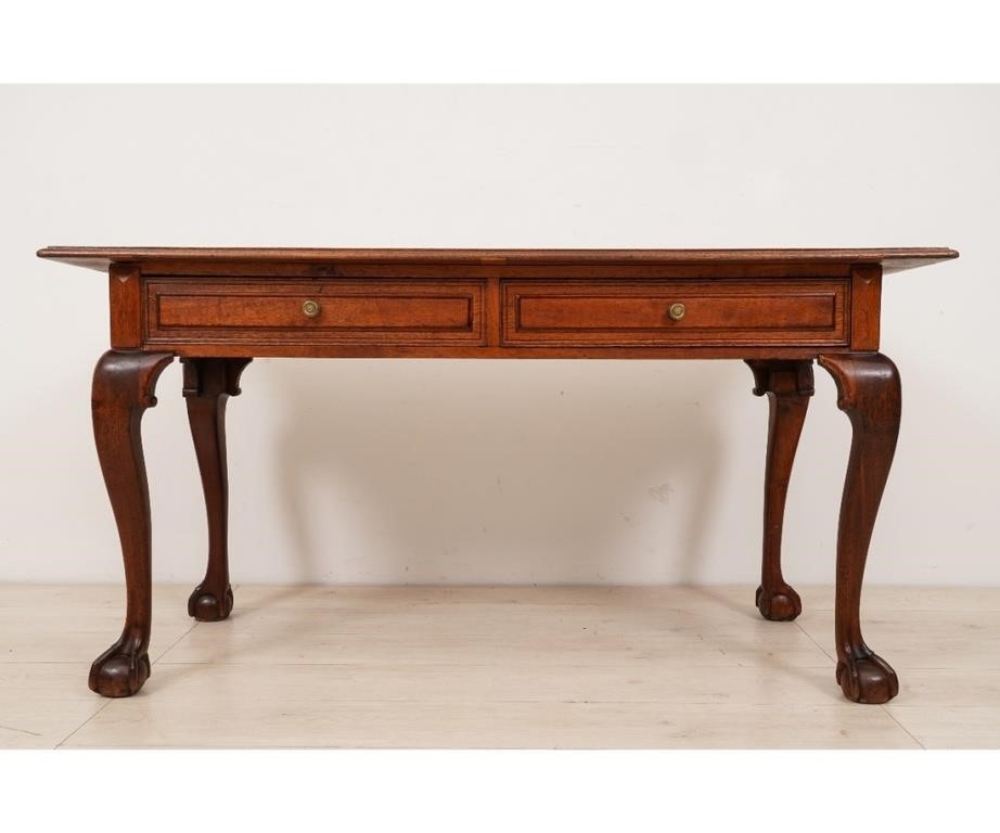 English Chippendale mahogany table  289ed5