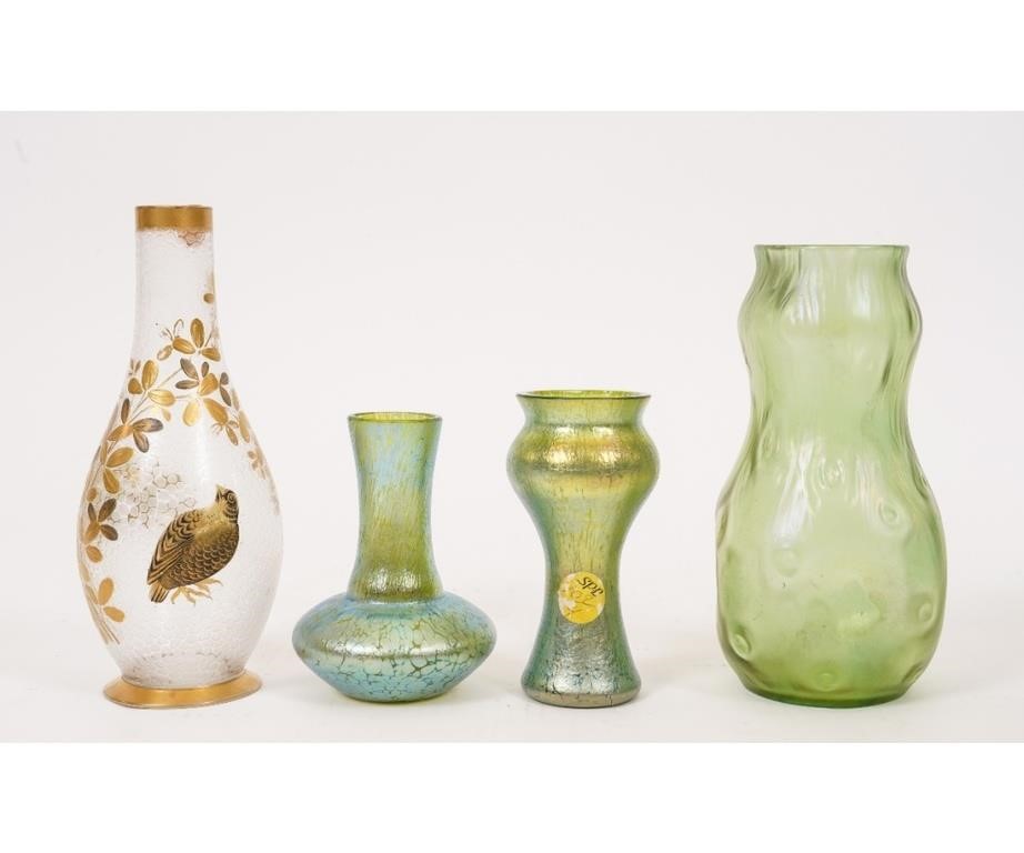 Art glass to include a Loetz vase,