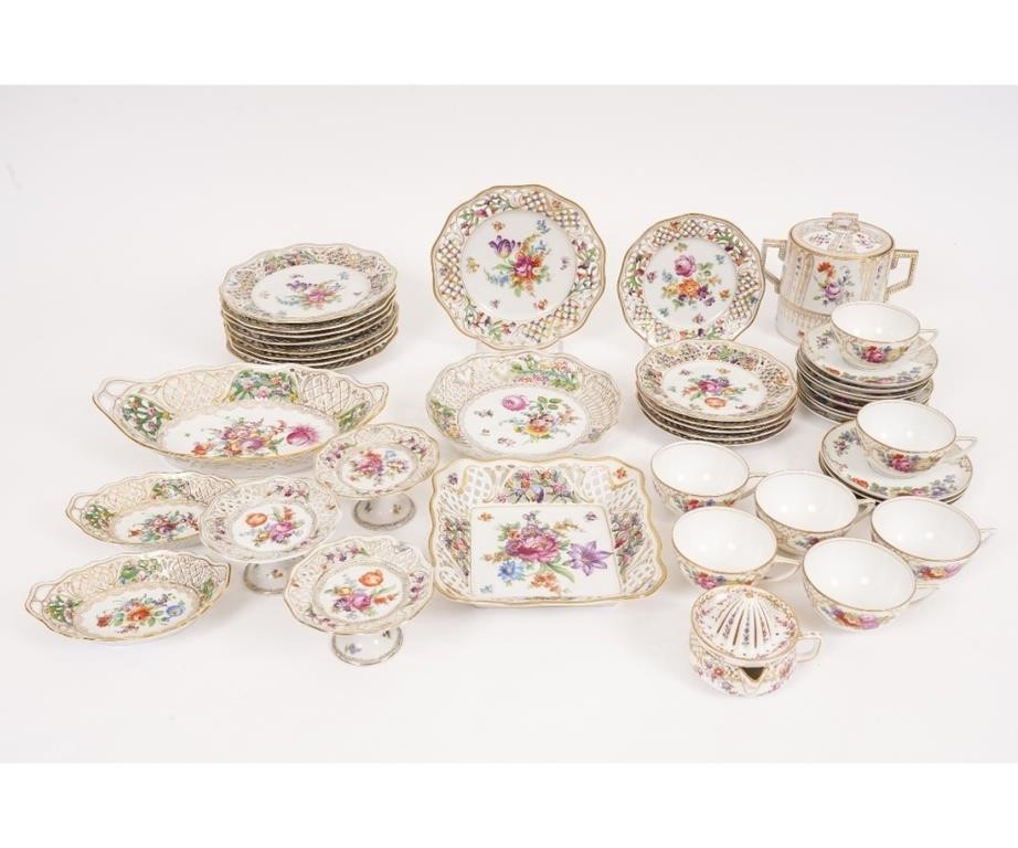 German porcelain tableware to include