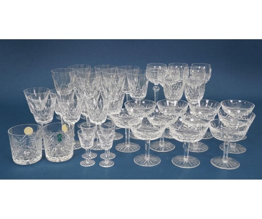 Waterford crystal glassware in
