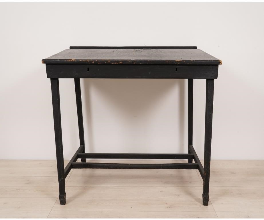 Black painted drafting table with 289f98