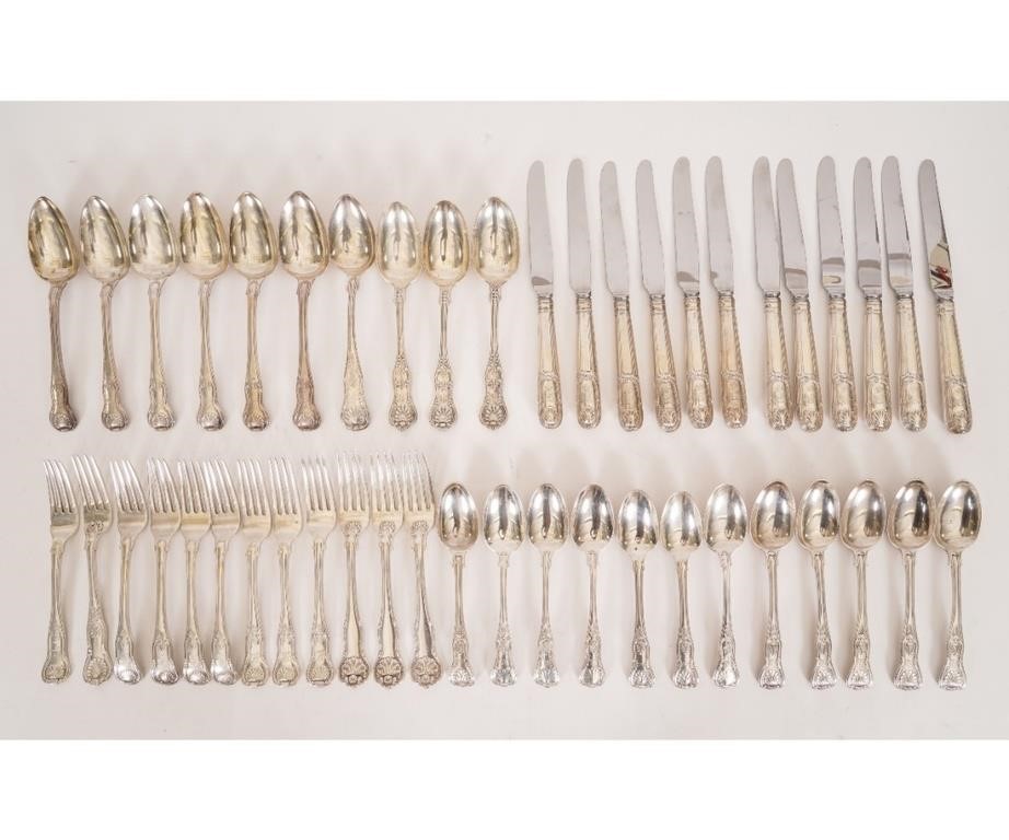 English sterling silver assembled flatware