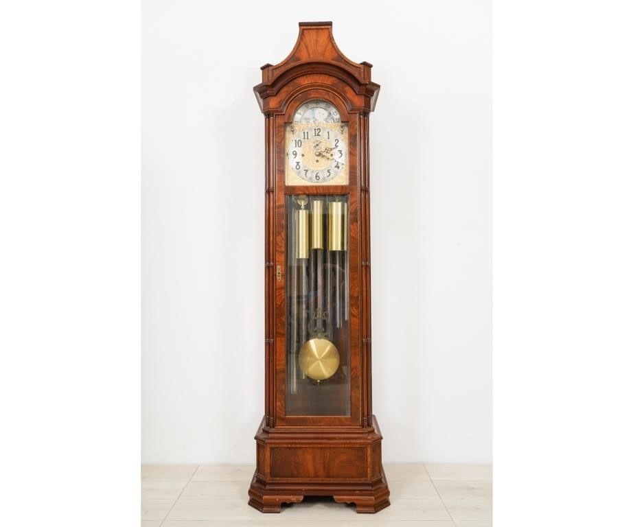 Herschede mahogany tall case chime 28a00a