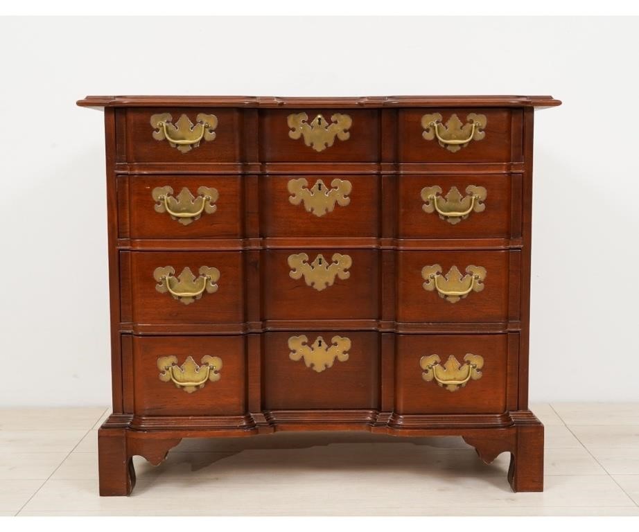 New England Chippendale style mahogany