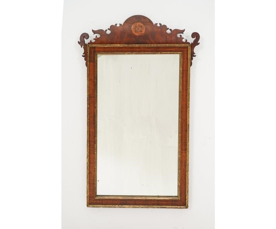 Chippendale style mahogany mirror  28a02a