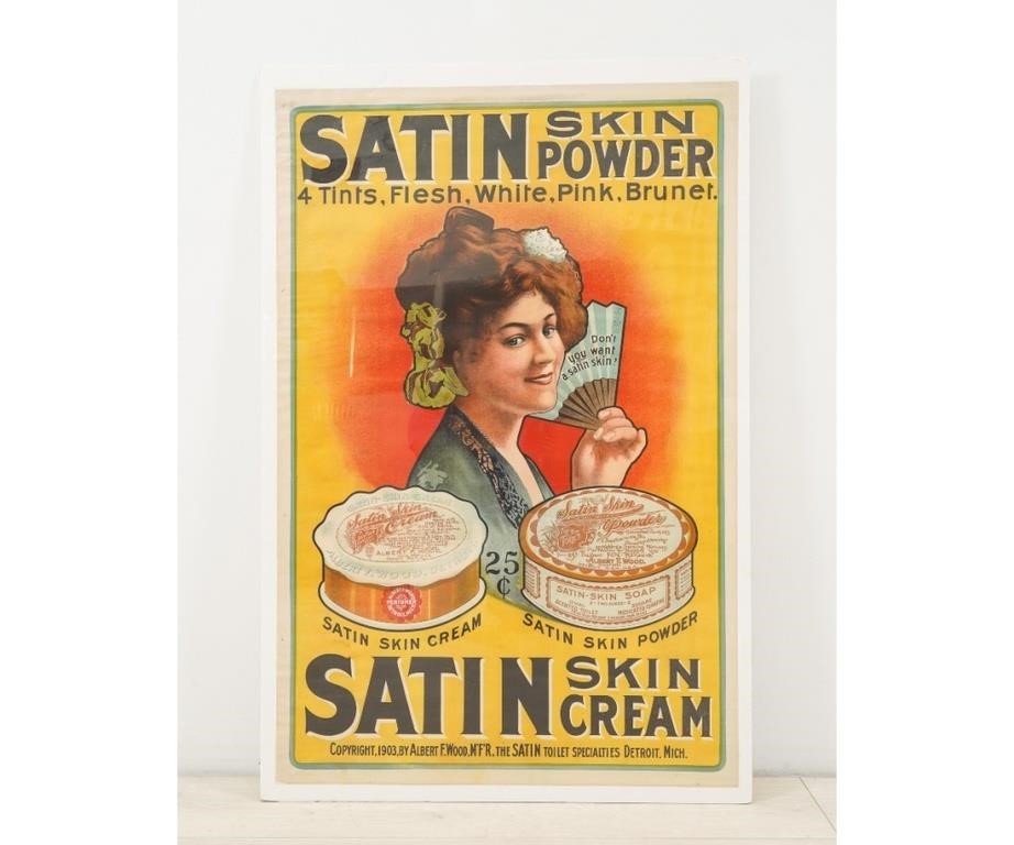 Satin Skin Powder poster, copyright