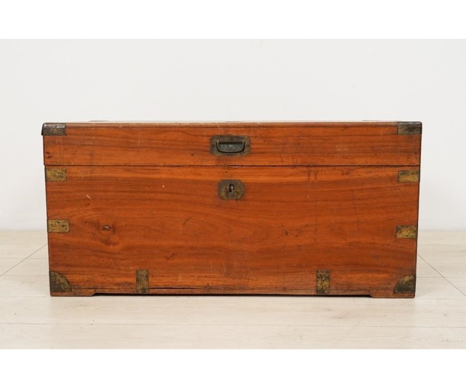 Camphor wood storage chest, 19th c.,