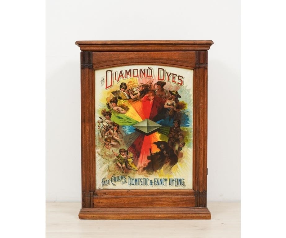 Diamond Dyes oak cased advertizing 28a09b