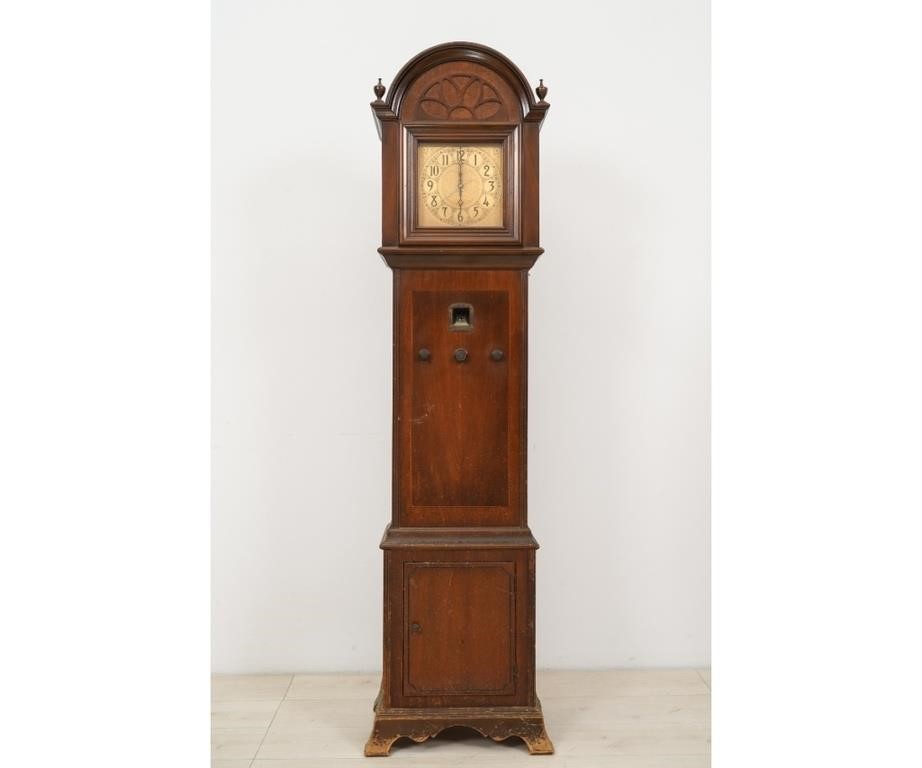 Majestic grandfather clock radio,