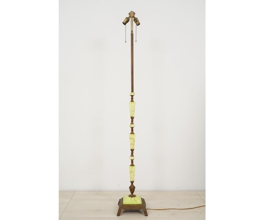 W. F. Company iron floor lamp with