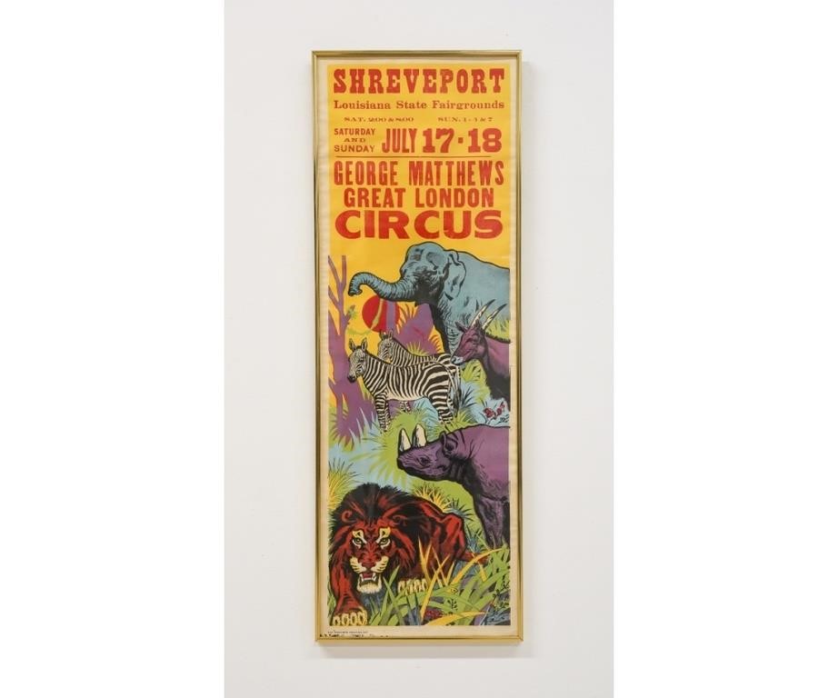 Colorful George Matthews circus