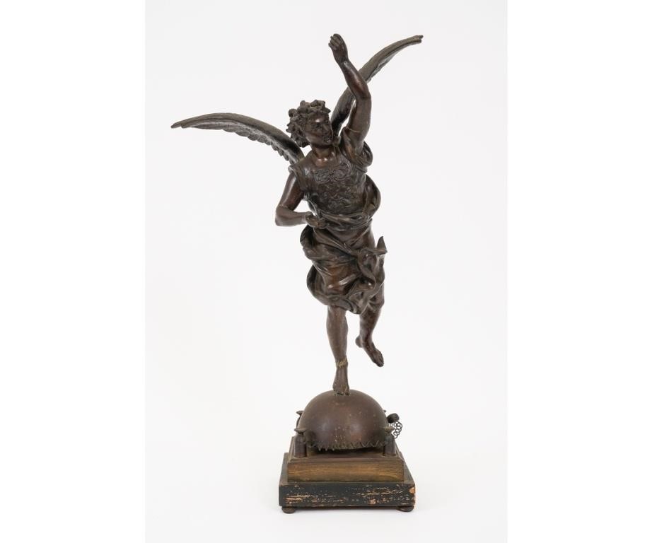 Faux bronze spelter metal sculpture 28a0d1