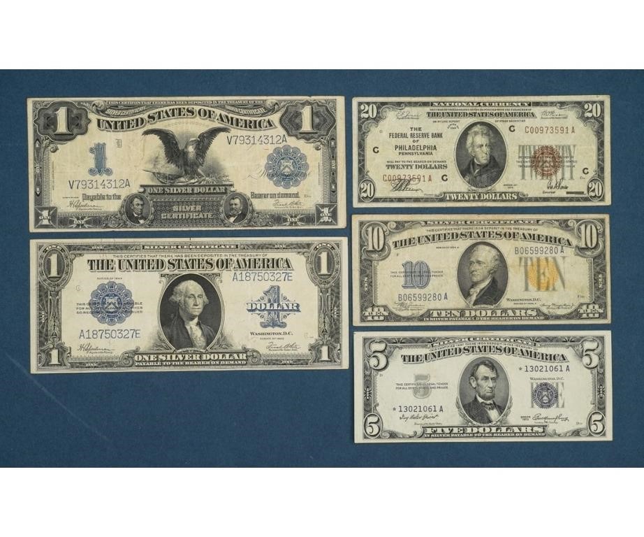 1899 one dollar silver certificate  28a0ee