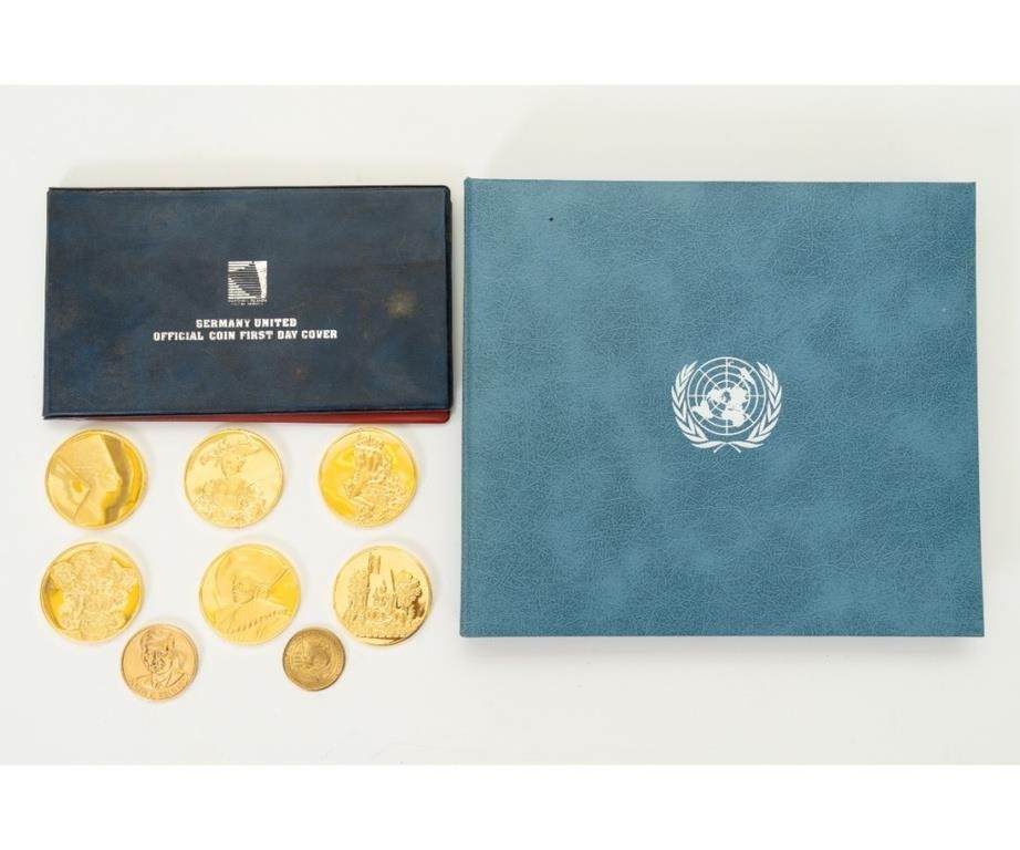 Five sterling silver United Nations 28a13c