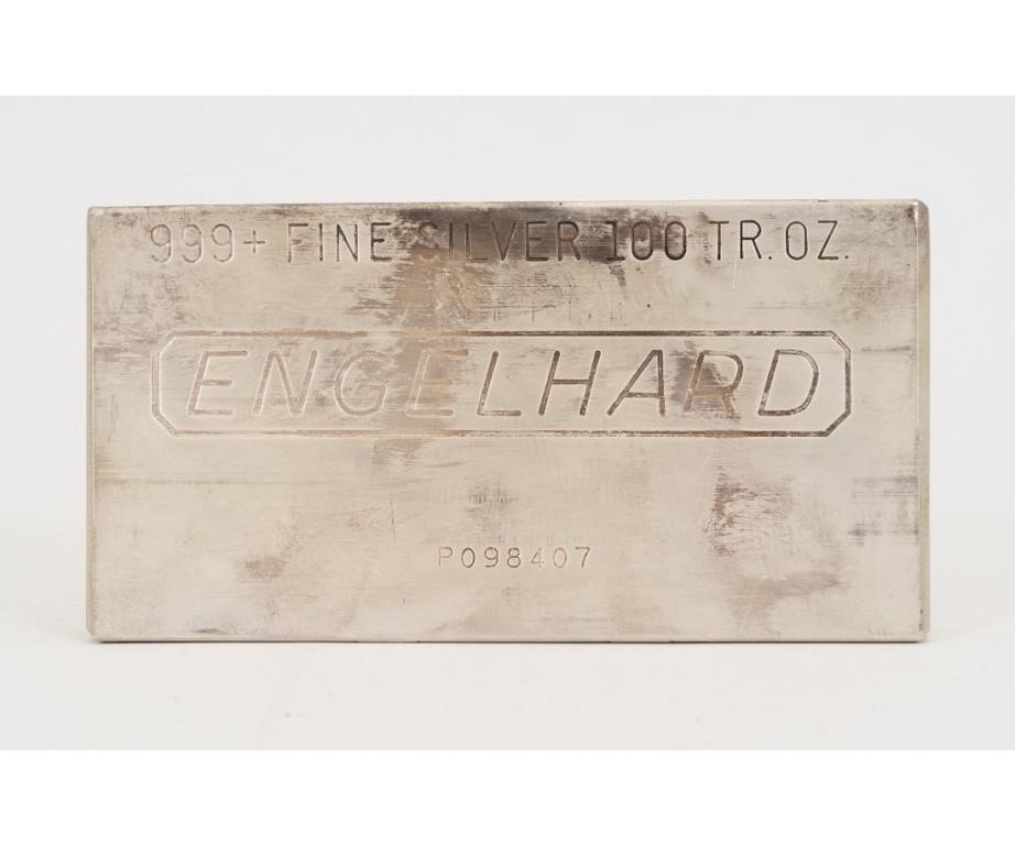 Engelhard 999+ fine silver, 100