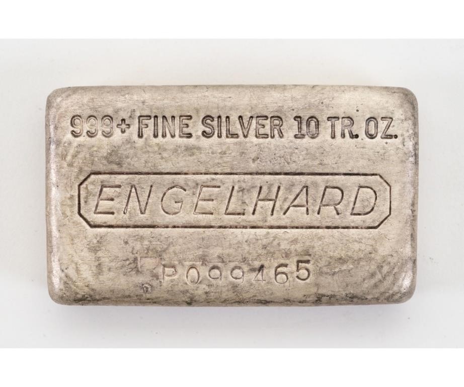 Engelhard 999 Fine Silver 10 troy 28a145