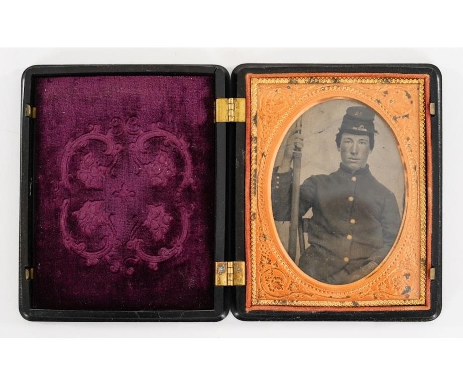 Tintype of a Civil War Union soldier