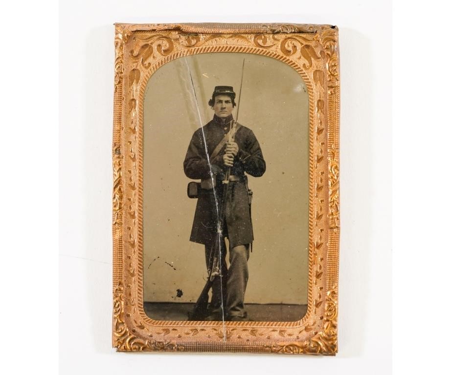 Tintype of a Civil War Union soldier