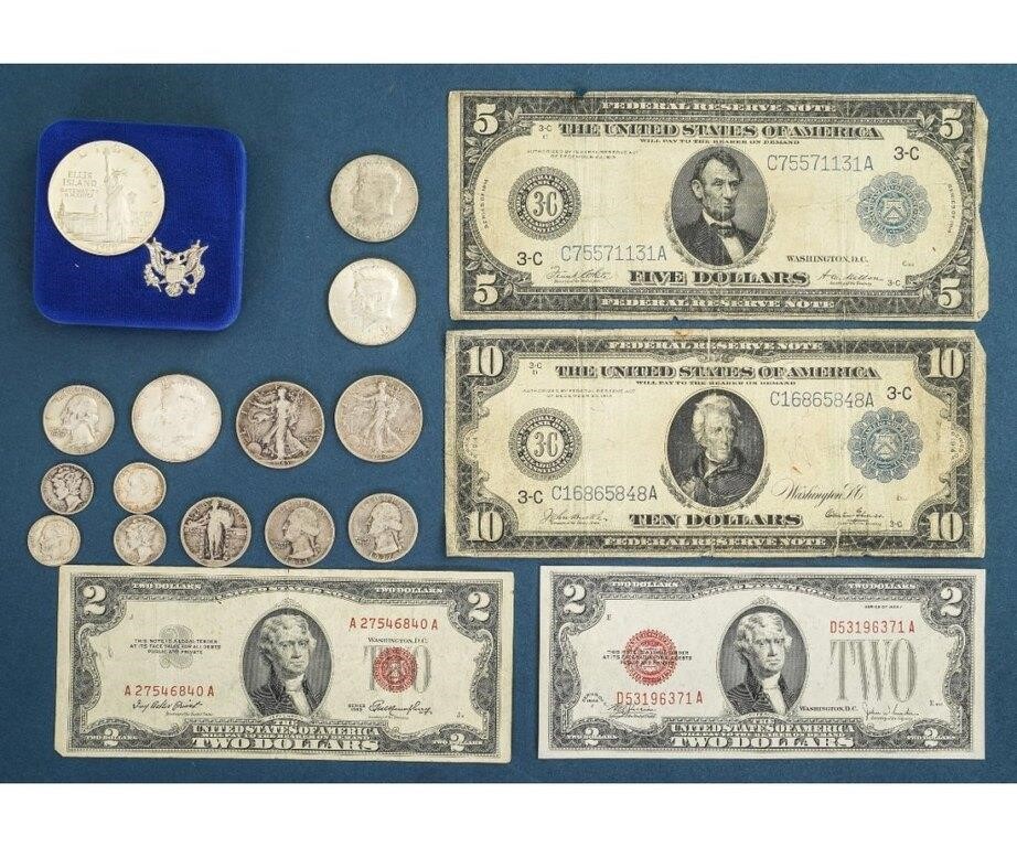 Large 1913 10 dollar bill 3 25  28a15e