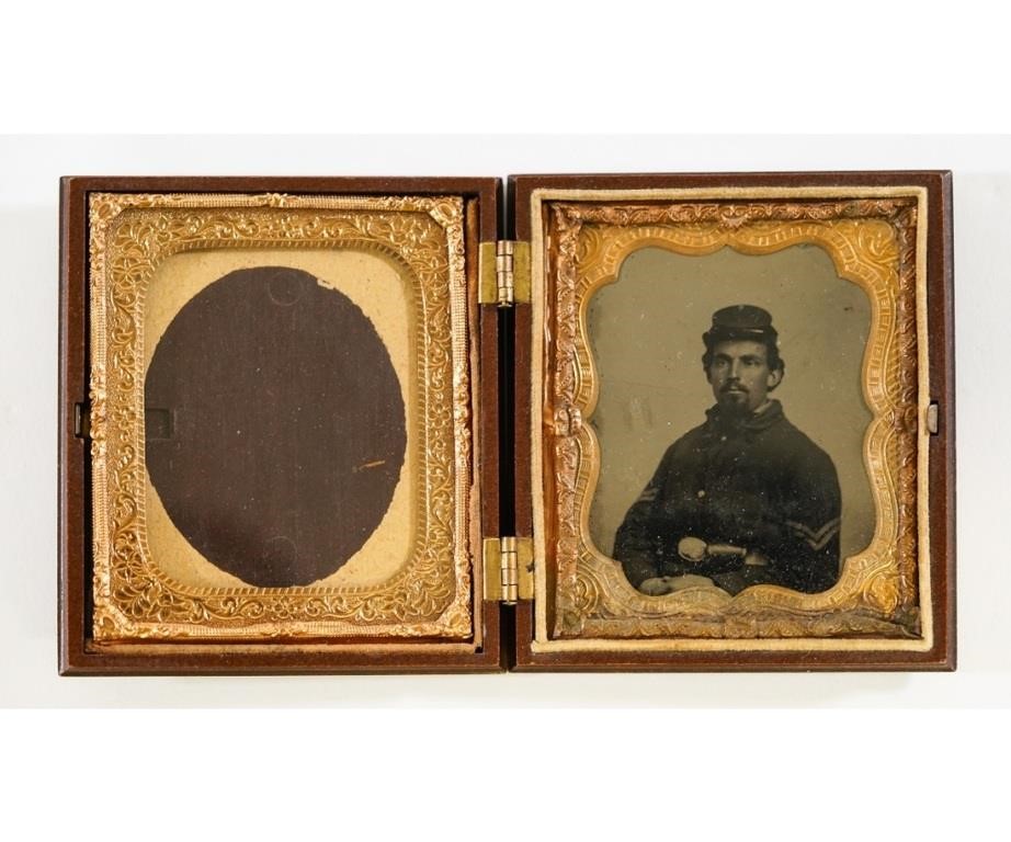 Tintype of a Civil War soldier 28a17a