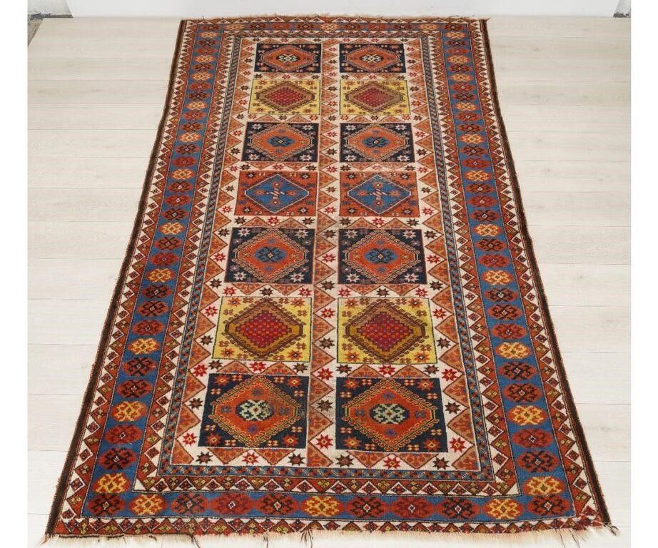 Center hall kazak in colorful geometric 28a181