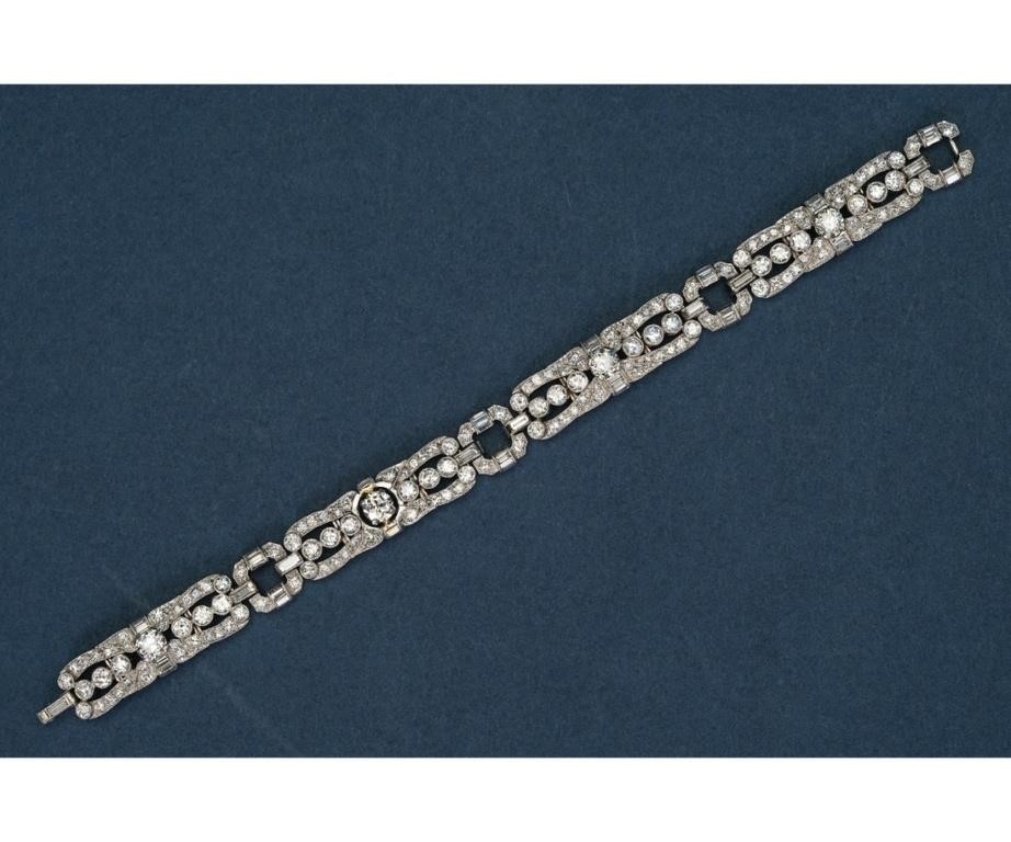 Art Deco platinum and diamond bracelet 28a1b7