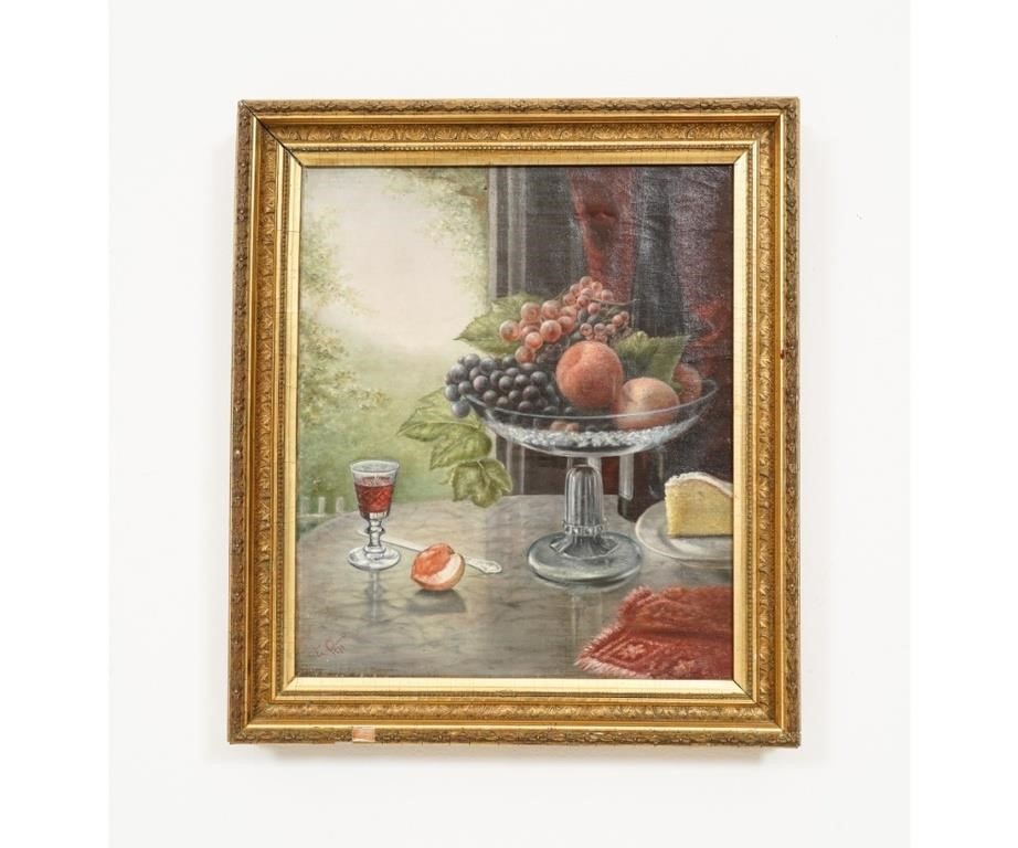 E Chase oil on canvas still life 28a1e4