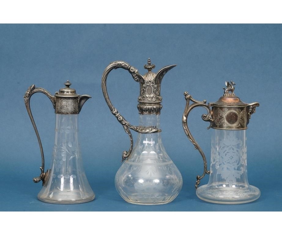 Ornate Victorian silverplate and