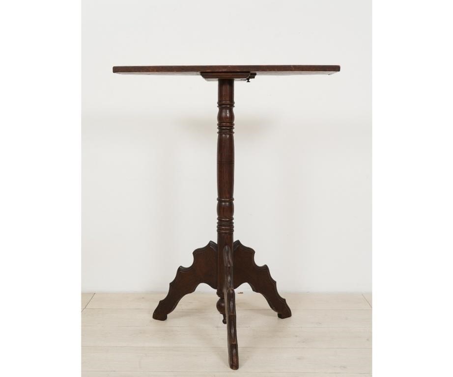 Unusual oak wine table, circa 1880,