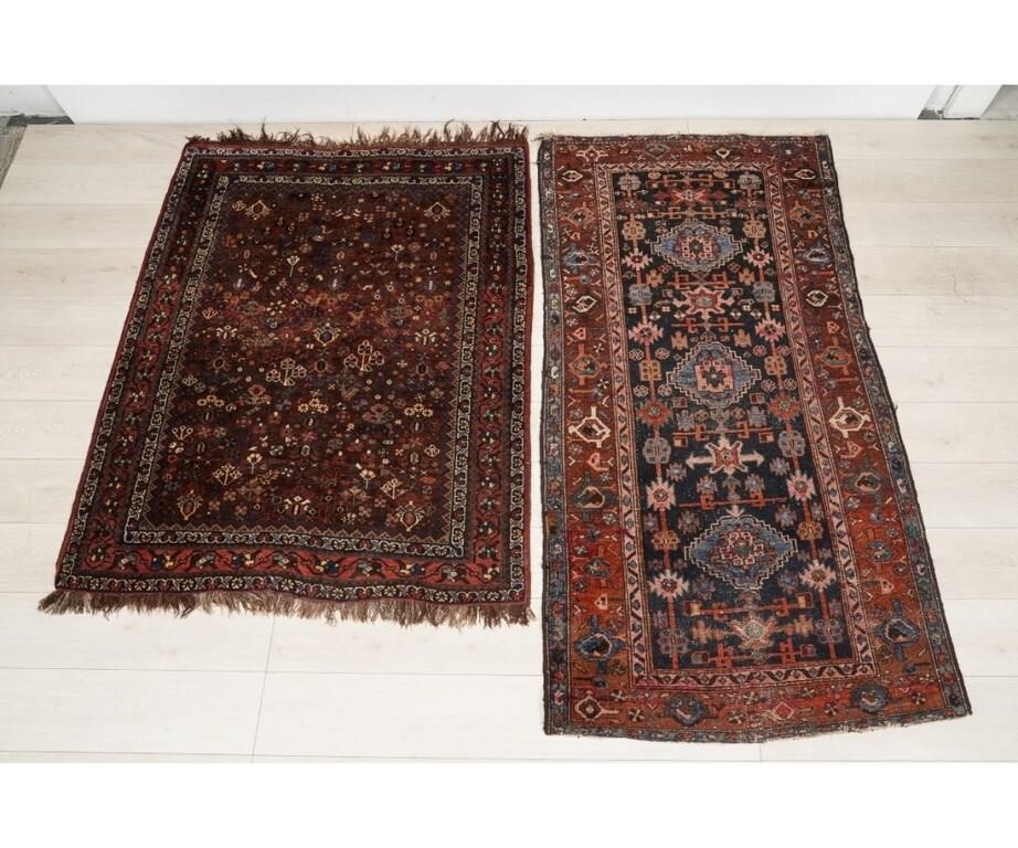 Hamadan center hall carpet 6 6  28a2b3