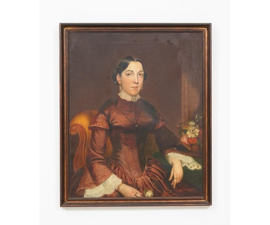 John L. Harding (1820, CT) oil on canvas