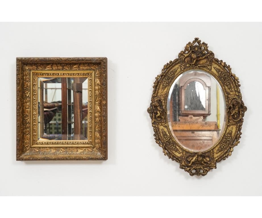 Victorian gilt framed mirror with 28a320