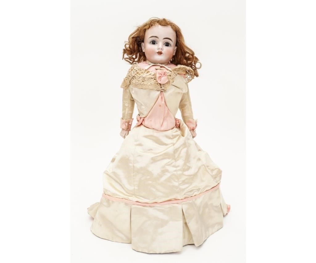 German D.E.P. bisque head doll with